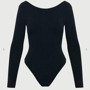 Naked Wardrobe Women's Black Bodysuit